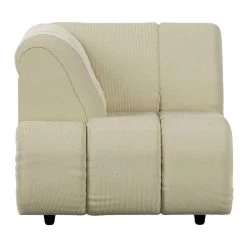 HKliving Wave Bank Element Right High Arm Corduroy Rib Hay