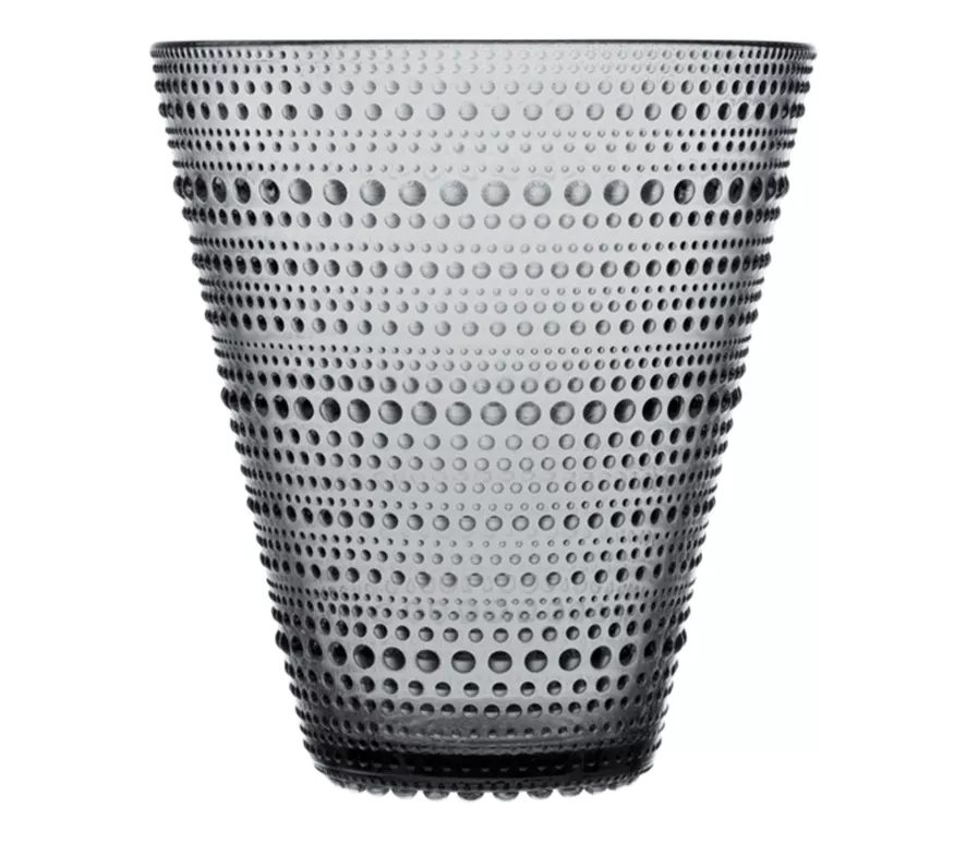 Iittala Kastehelmi Vaas Grijs 3 Iittala Kastehelmi Vaas Grijs