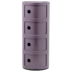 Kartell Componibili Kast Extra Large (4 Comp.) Ø32 Paars