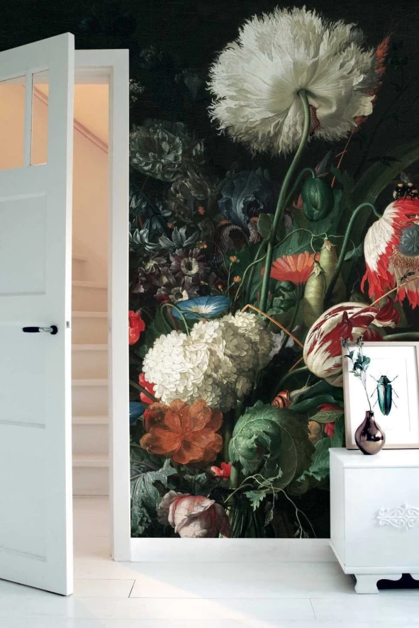 KEK Amsterdam Golden Age Flowers I Behang (8 Banen) 7 KEK Amsterdam Golden Age Flowers I Behang (8 Banen) - Afbeelding 5