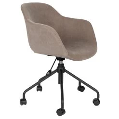 Livingstone Design Dear Bureaustoel Rib Grijs