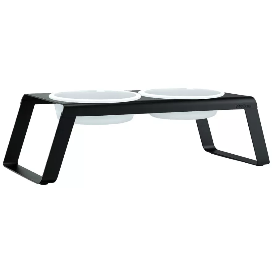 MiaCara Desco Hondenvoerbak Porselein Large Grijs 8 MiaCara Desco Hondenvoerbak Porselein Large Grijs - Afbeelding 6