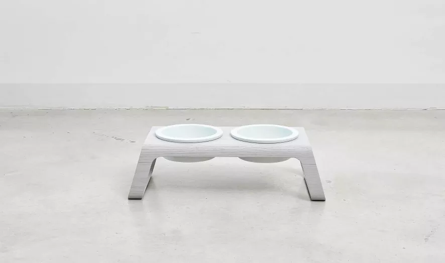 MiaCara Desco Hondenvoerbak Porselein Small Essen Grijs 8 MiaCara Desco Hondenvoerbak Porselein Small Essen Grijs - Afbeelding 6