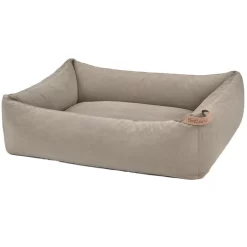 MiaCara Velluto Hondenmand Medium Greige