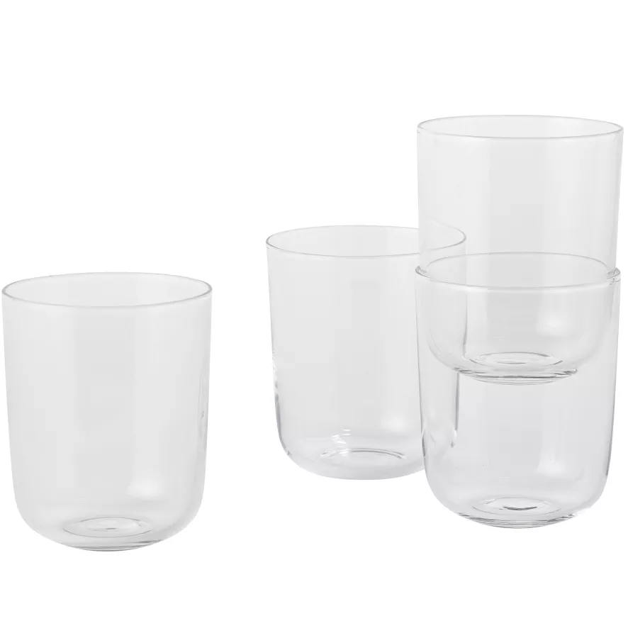 Muuto Corky Tall Glas 4 Stuks Transparant 3 Muuto Corky Tall Glas 4 Stuks Transparant