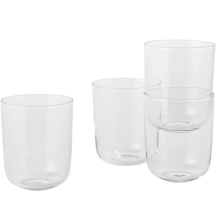 Muuto Corky Tall Glas 4 Stuks Transparant 8 Muuto Corky Tall Glas 4 Stuks Transparant - Afbeelding 6