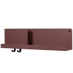 Muuto Folded Wandplank Medium Diep Rood
