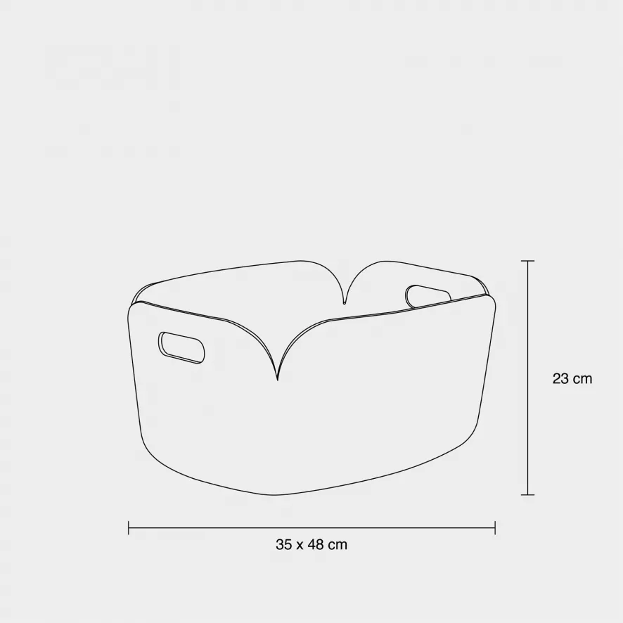 Muuto Restore Opbergmand Donkergroen 4 Muuto Restore Opbergmand Donkergroen - Afbeelding 2