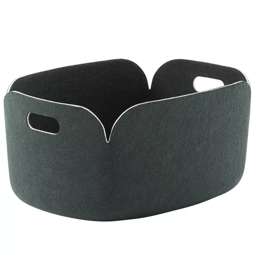 Muuto Restore Opbergmand Donkergroen 3 Muuto Restore Opbergmand Donkergroen