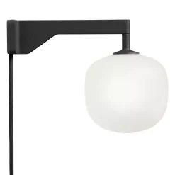 Muuto Rime Wandlamp Zwart