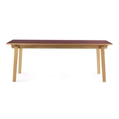Normann Copenhagen Slice Linoleum Tafel 160x84 Bordeaux