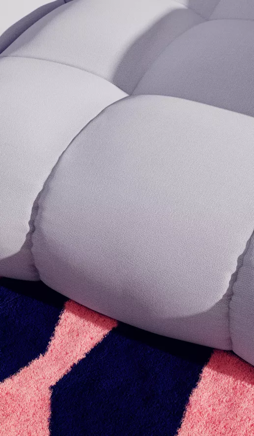 Objekte Unserer Tage Sander Poef Large Lilac Blue 7 Objekte Unserer Tage Sander Poef Large Lilac Blue - Afbeelding 5