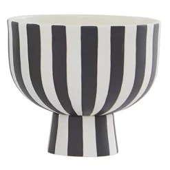 OYOY Toppu Schaal Ø15 Zwart/wit