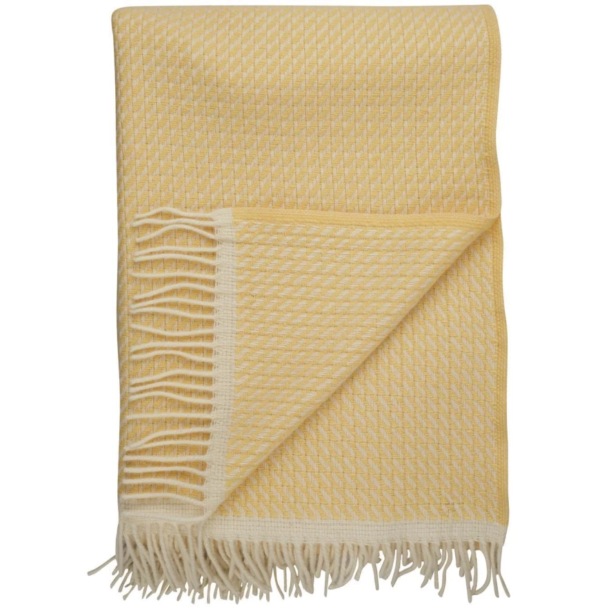 Røros Tweed Mello Plaid 150x210 Lemon Yellow 15 Røros Tweed Mello Plaid 150x210 Lemon Yellow - Afbeelding 13