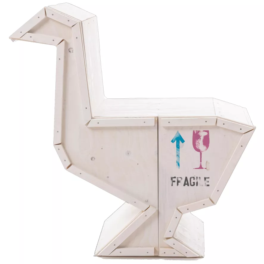 Seletti Sending Goose Opbergkast Wit 3 Seletti Sending Goose Opbergkast Wit