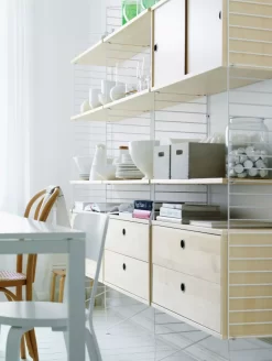 String Furniture Ladekast Met Twee Lades 78 X 30 X 42 Cm Naturel Essen -Meubel Speciaal Winkel x886x886 string cabinet with two drawers 78x30x42cm sfeer 4 1.jpg.pagespeed.ic .apeyhJs8jc