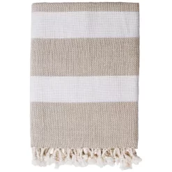 Studio Zondag Linen Basket Plaid 130x170 White