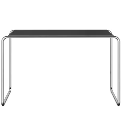 Thonet S285/0 Bureau Essen Open Poriën Zwart, Chroom Onderstel