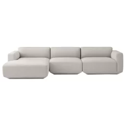 &tradition Develius Bank 3-zits Met Chaise Longue Links Maple 112