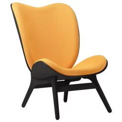 Umage A Conversation Piece Tall Fauteuil Zwart Eiken, Tangerine
