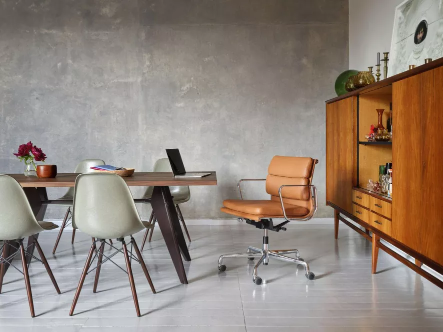 Vitra Eames DSW Stoel Donker Esdoorn Onderstel, Forest 8 Vitra Eames DSW Stoel Donker Esdoorn Onderstel, Forest - Afbeelding 6