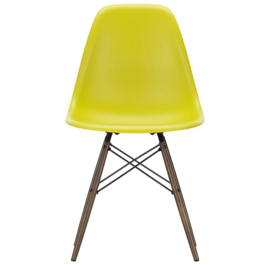 Vitra Eames DSW Stoel Donker Esdoorn Onderstel, Forest 4 Vitra Eames DSW Stoel Donker Esdoorn Onderstel, Forest - Afbeelding 2