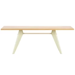 Vitra EM Table Tafel 200x90 Massief Eiken, Ecru