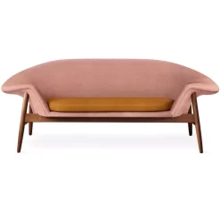 Warm Nordic Fried Egg Sofa Pale Rose/Dark Ochre, Canvas 614/424