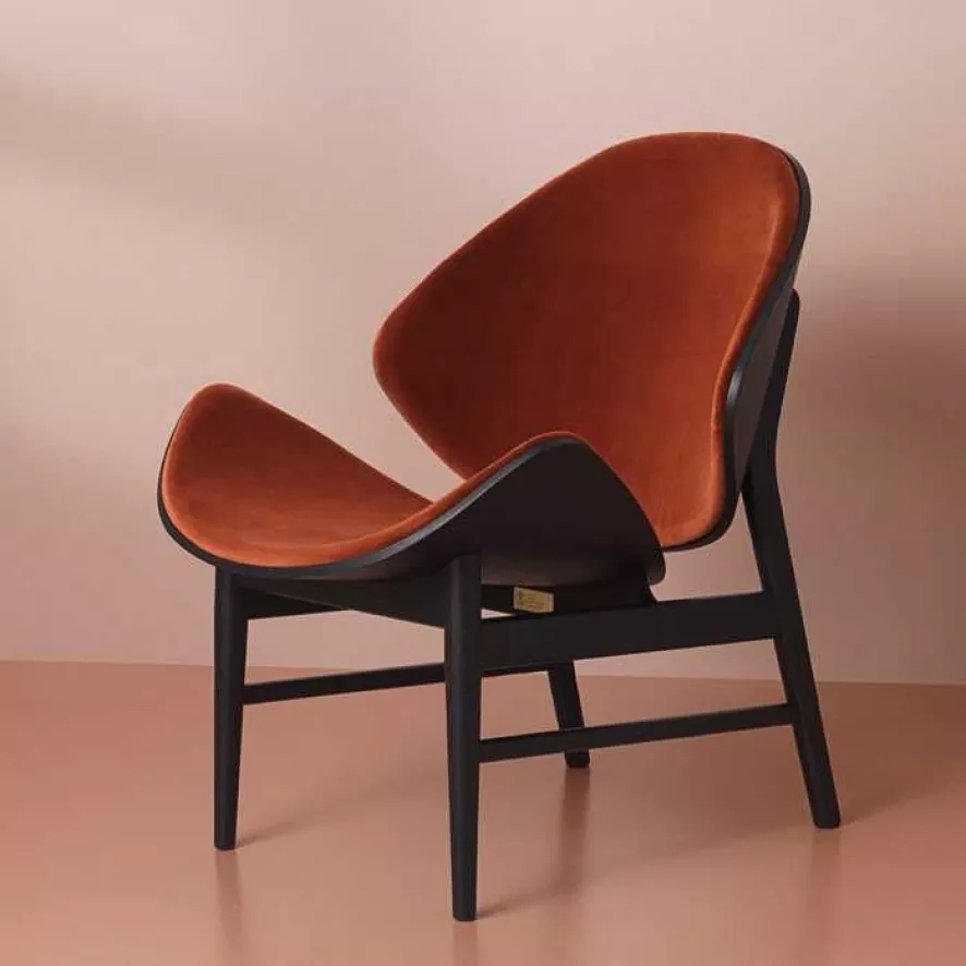 Warm Nordic The Orange Fauteuil Gestoffeerd Challenger Cognac, Eiken 4 Warm Nordic The Orange Fauteuil Gestoffeerd Challenger Cognac, Eiken - Afbeelding 2