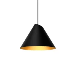Wever Ducré Shiek 1.0 Hanglamp LED Ø13 Zwart/goud