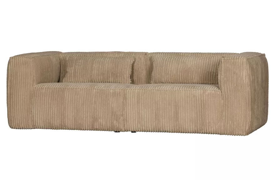 WOOOD Exclusive Bean 3,5-zits Bank Rib Travertin 6 WOOOD Exclusive Bean 3,5-zits Bank Rib Travertin - Afbeelding 4