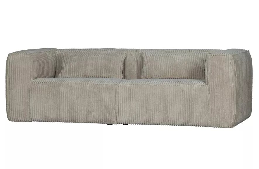 WOOOD Exclusive Bean 3,5-zits Bank Rib Travertin 7 WOOOD Exclusive Bean 3,5-zits Bank Rib Travertin - Afbeelding 5