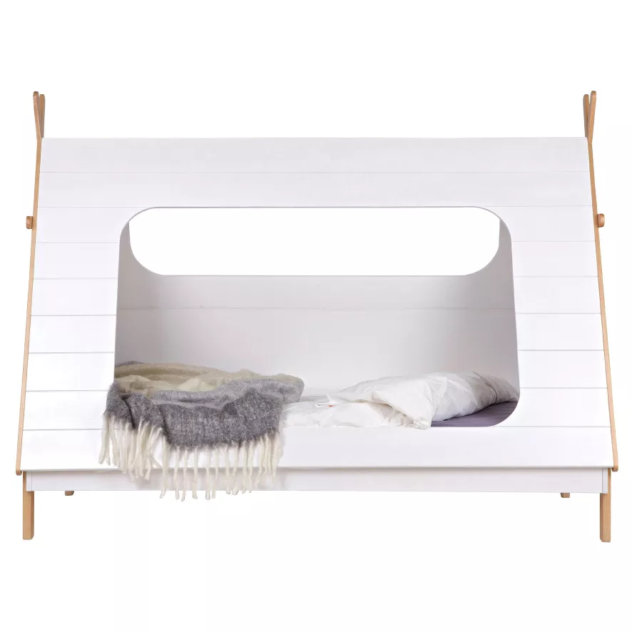 WOOOD Exclusive Tipi Kinderbed 90x200 Wit 4 WOOOD Exclusive Tipi Kinderbed 90x200 Wit - Afbeelding 2