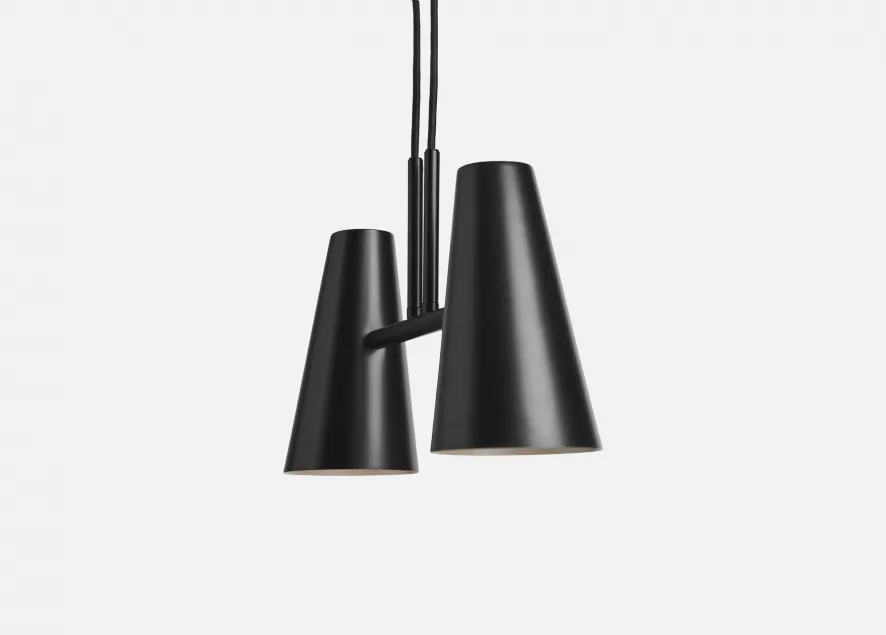 Woud Cono Hanglamp Dubbel 4 Woud Cono Hanglamp Dubbel - Afbeelding 2