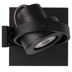 Zuiver Luci-LED Spot Enkel Zwart Dimbaar